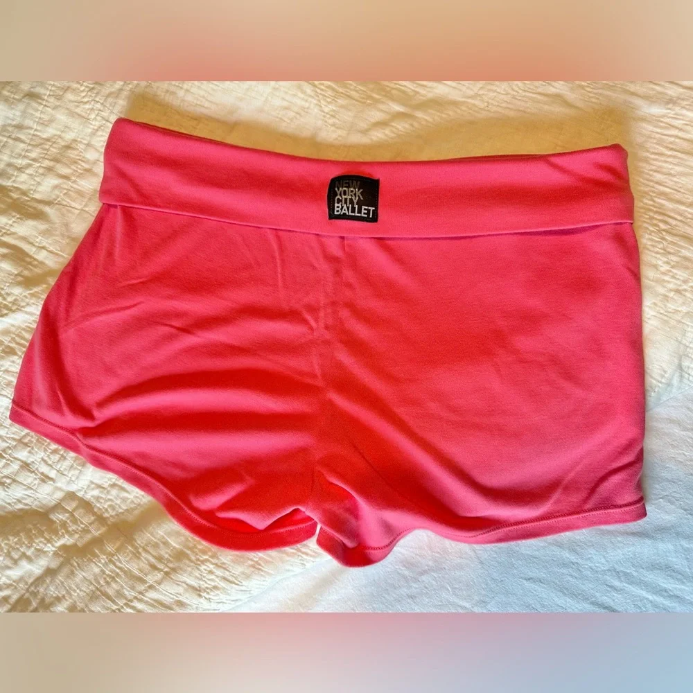 Danskin NYCB Hot Pink Fold Over Dance Short - Picture 5 of 5